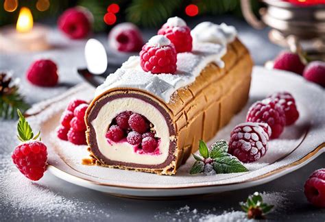 Dessert de Noël festif