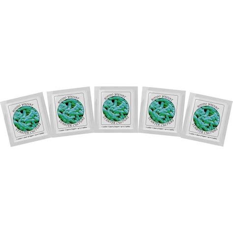 Sachets de culture de yaourt lyophilisée