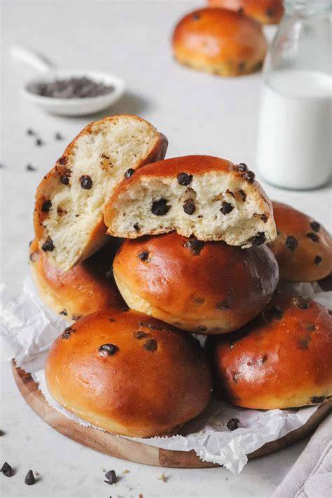 Brioches avec Tangzhong et pépites chocolat
