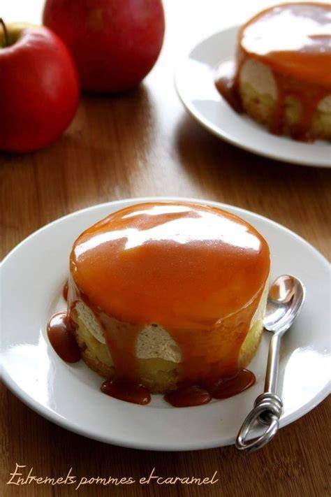 dessert pommes caramel croûte biscuit