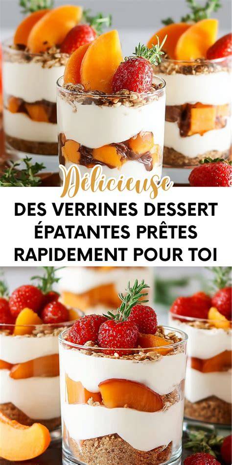 verrine dessert couches transparence
