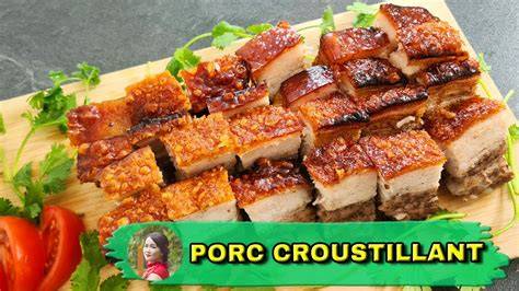 image de porc ventre croustillant et braisé