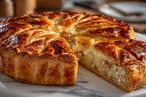 Une galette des rois prête à être dégustée
