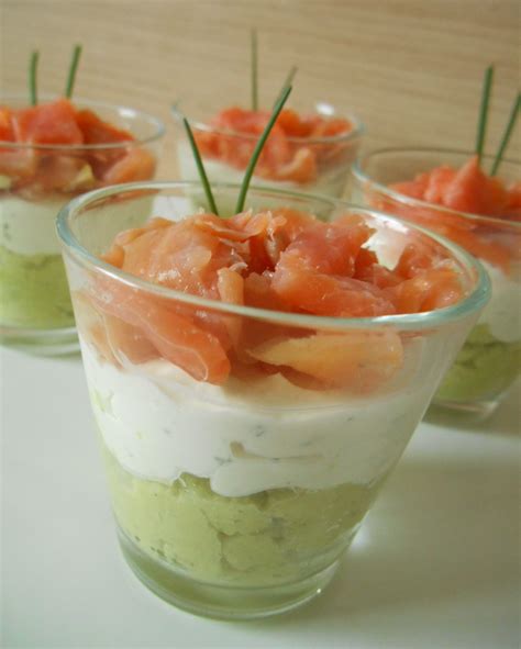 Verrine avocat saumon