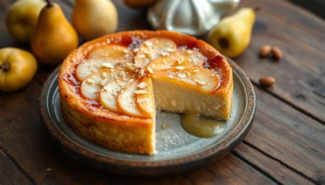 Ingrédients pour flan aux poires