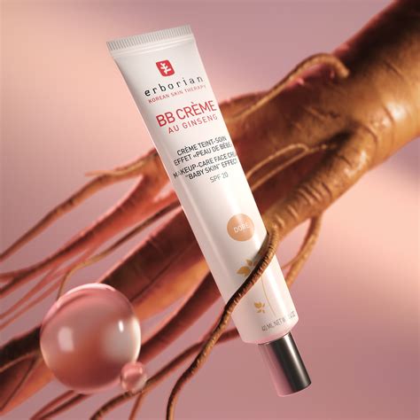 schéma application BB creme Erborian
