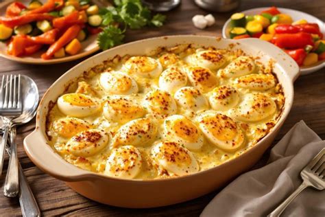 Une cuzzupa décorée d'œufs durs et de formes variées