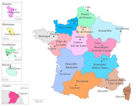 Carte de la région de Cannes