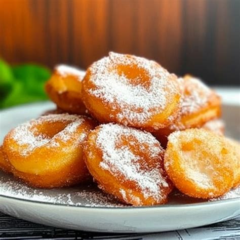 Friture de beignets dorés