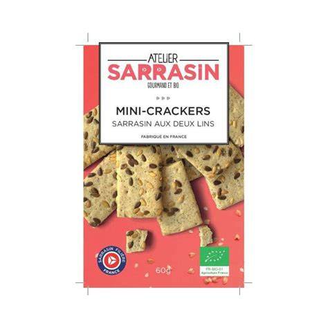 images crackers sarrasin apéro