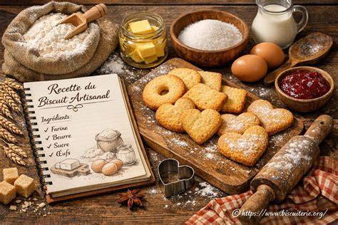 illustration fabrication biscuits artisanal