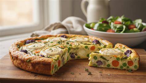 clafoutis salé fruits légumes hiver présentation