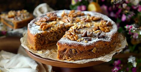 Préparation d'un gâteau aux noix dans un Airfryer