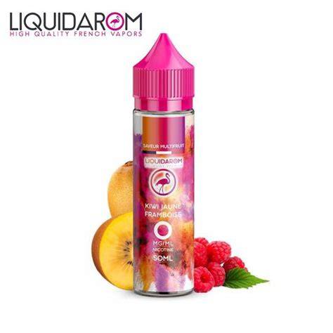 Illustration des saveurs fruitées et givrée Liquidarom