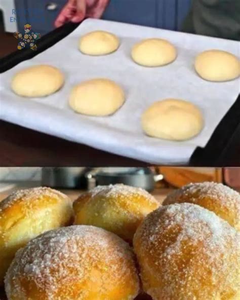 Beignets dorés et moelleux sortant du four