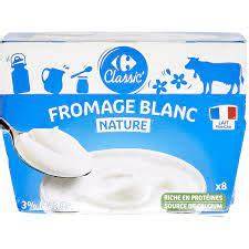 calories et textures fromage blanc 30
