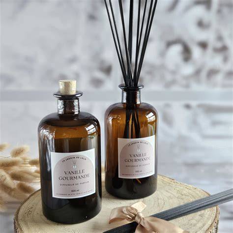 Diffuseur de parfum vanille gourmande - schéma des éléments