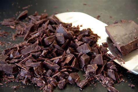 Chocolat noir haché