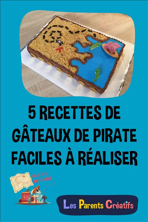 Gâteau d'anniversaire sur le thème des pirates