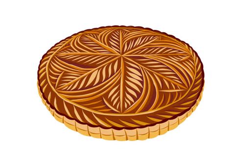 Dessin décoratif sur une galette des Rois