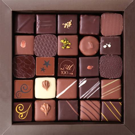 Assortiment de chocolats fins