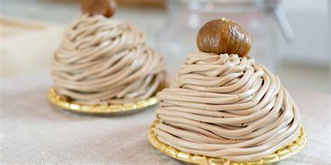 illustration du Mont-Blanc aux marrons couronne