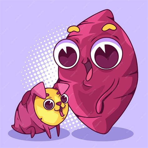 illustration patate douce et performance sportive