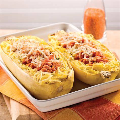 illustration de courge spaghetti et garniture
