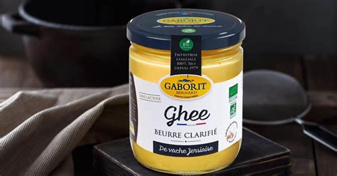 Graphique comparant les points de fumée du beurre, du beurre clarifié et du ghee