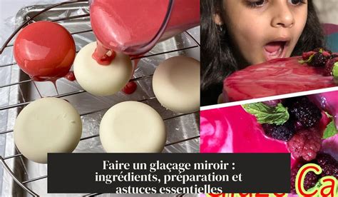 Préparation du glaçage miroir