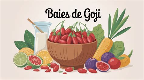 infographie des usages culinaires des goji
