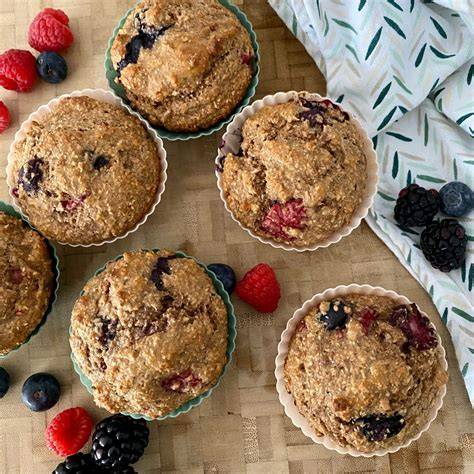 muffins vegan fruits et fibres infographies