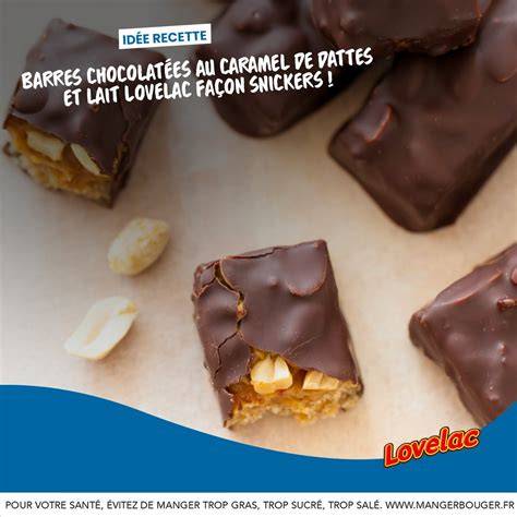 barres chocolatées cacahuètes caramel infographie