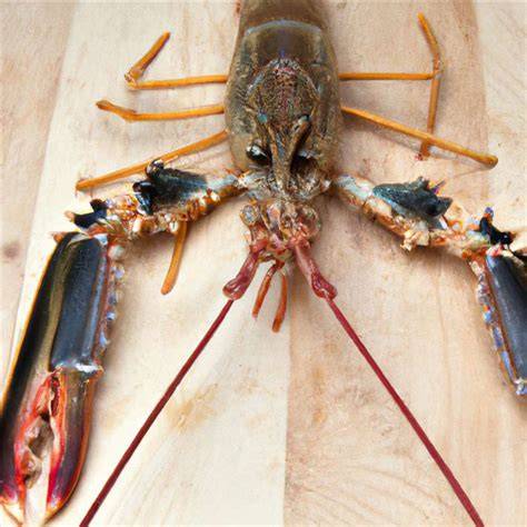 Schéma découpe papillon langouste