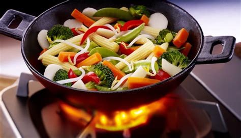 Préparation des légumes pour un sauté