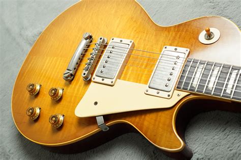 Infographie: Évolution des finitions Burst sur Les Paul