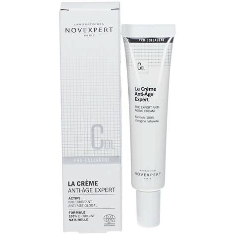 Crème Anti-Âge Novexpert - texture et résultats possibles sur peau