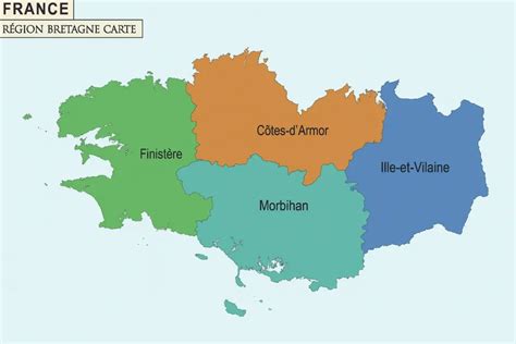 Carte de France mettant en évidence la Bretagne comme principale région de production de chou-fleur