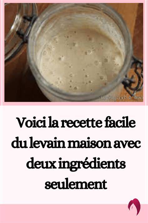 bocal et ingrédients pour levain