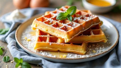 Poster de gaufres gourmandes