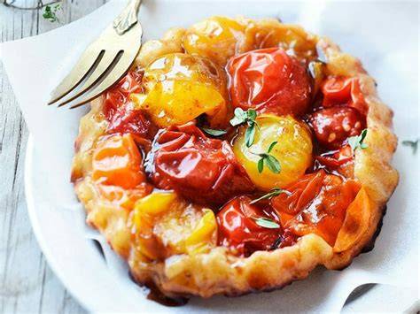 tatin tomates cerises parmesan image etape