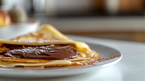 Crêpes empilées et couvertes