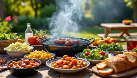 Carte des accompagnements pour magret barbecue