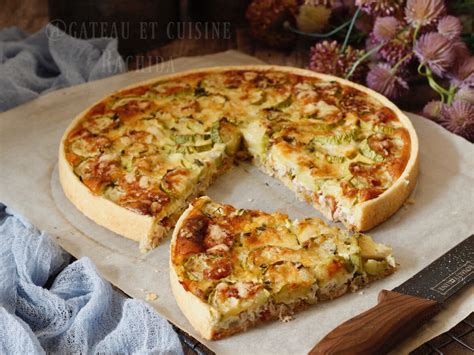 Ingrédients d'une tarte salée