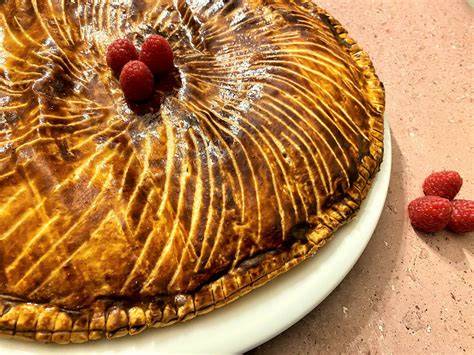 galette des rois frangipane framboises infographique