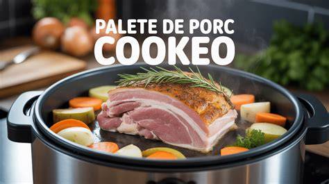 infographie cuisson au Cookeo porc