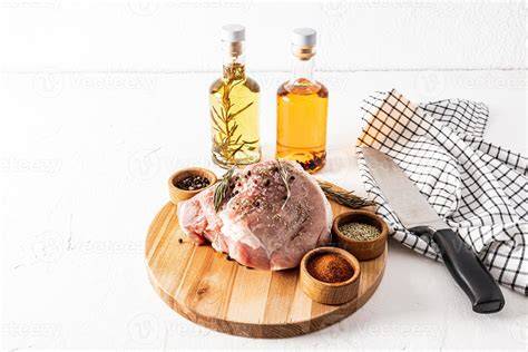 planche ingrédients et marinade