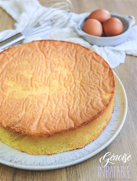 Ingrédients d'une génoise