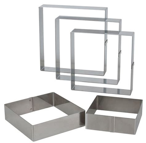 Cadre à entremet en inox
