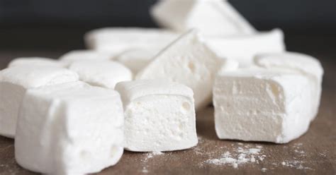 Texture d'une guimauve maison